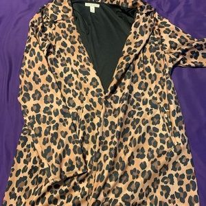 Dana Buchman Leopard Print Blazer